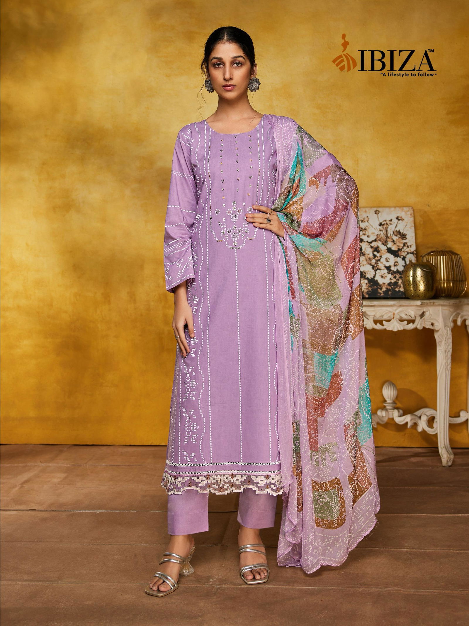 Glamlook By Ibiza Camric Cotton Printed Designer Salwar Kameez Orders In India